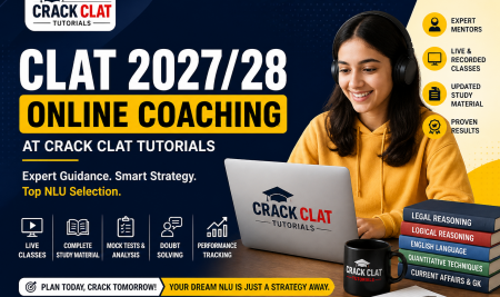 CLAT 2027/28 Online Coaching at Crack CLAT Tutorials