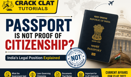 Passport Is Not Proof of Citizenship? India’s Legal Position Explained | CLAT Current Affairs 2027