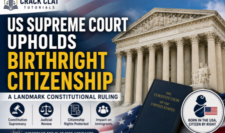 US Supreme Court Upholds Birthright Citizenship: Explained for CLAT 2027